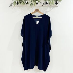jade melody tam Navy Butterfly Dress Oversized XS New ZIzI